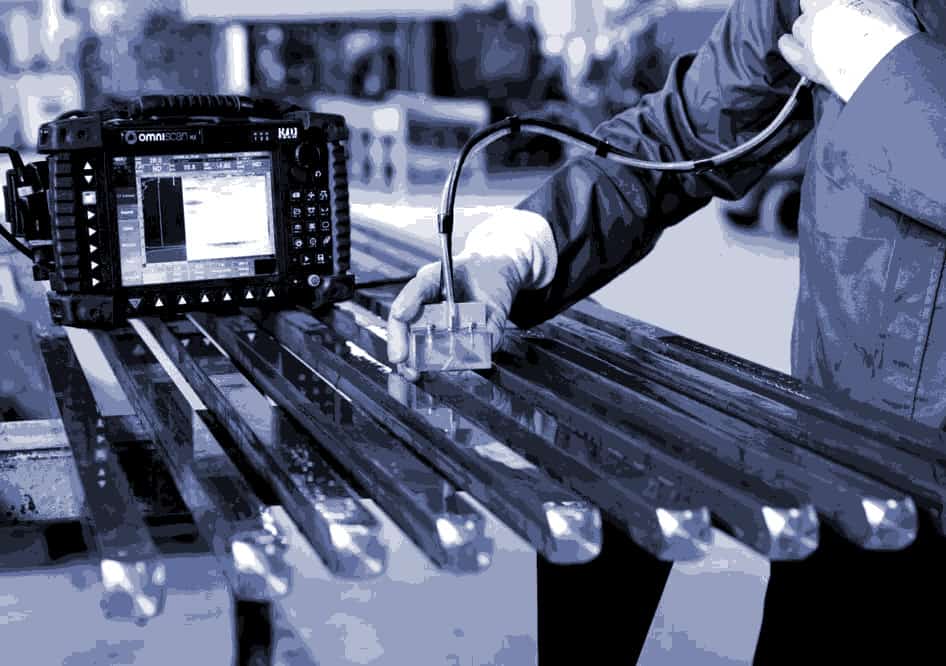 typical frequency range in ultrasonic testing